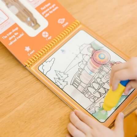 สมุดระบายสีด้วยน้ำรียูสซาเบิล รุ่นตัวอักษร Melissa & Doug [ระบายน้ำ+รียูส] รุ่น 5389_1